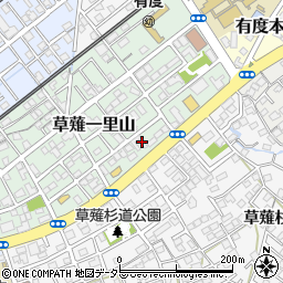 納得住宅工房静岡店周辺の地図
