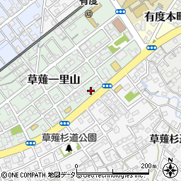 メガネスーパー清水草薙店周辺の地図