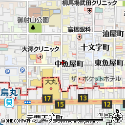 寺子屋本舗　錦本店周辺の地図