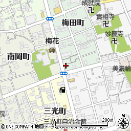 静岡県静岡市清水区梅田町9-15周辺の地図