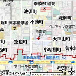 京都府京都市中京区西錦小路町253周辺の地図