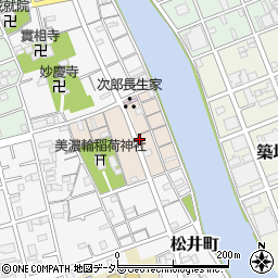 静岡県静岡市清水区美濃輪町周辺の地図