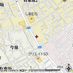 清水銀行有東坂支店周辺の地図