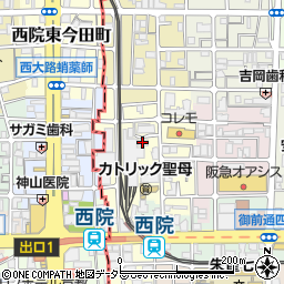 エル・セレーノ西院１番館周辺の地図