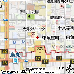 自然食的百円立呑居酒屋 百 錦店周辺の地図