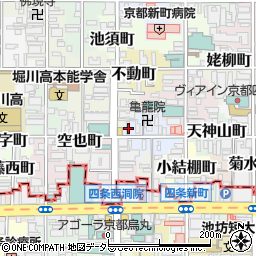 京都府京都市中京区西錦小路町249周辺の地図