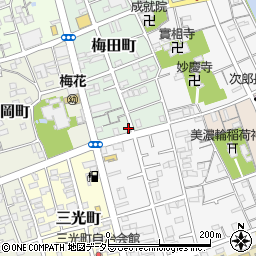 静岡県静岡市清水区梅田町9-6周辺の地図