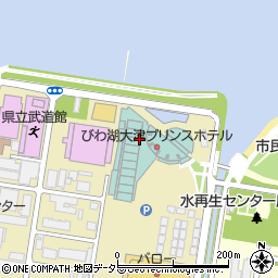 セキスイハイム近畿株式会社　大津プリンス展示場周辺の地図