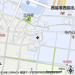 兵庫県西脇市寺内259周辺の地図