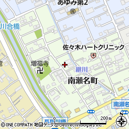 静岡県静岡市葵区南瀬名町15-3周辺の地図