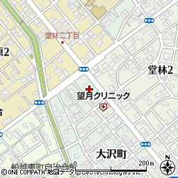 静岡県静岡市清水区大沢町1周辺の地図