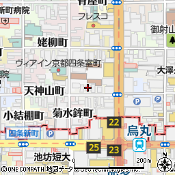 レジーナ錦小路周辺の地図