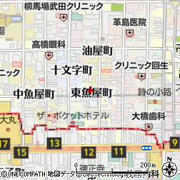 ＳＡＫＩＺＯ錦小路ビル周辺の地図