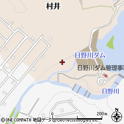 日野川ダム周辺の地図