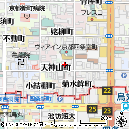 京都府京都市中京区天神山町290周辺の地図