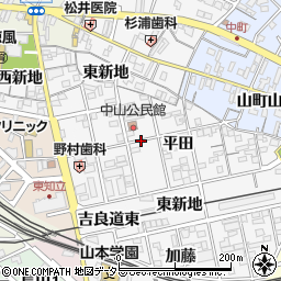 平田65☆アキッパ駐車場周辺の地図