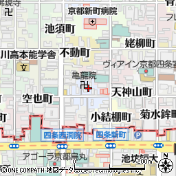 京都府京都市中京区西錦小路町260周辺の地図