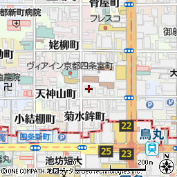京都府京都市中京区山伏山町557周辺の地図