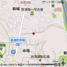 愛知県岡崎市岩津町市場91周辺の地図