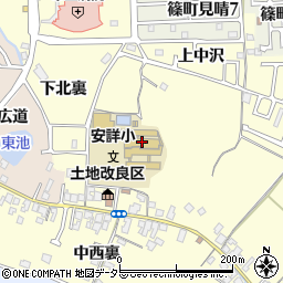 京都府亀岡市篠町篠中北裏周辺の地図