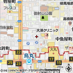 セブンイレブン京都東洞院錦店周辺の地図