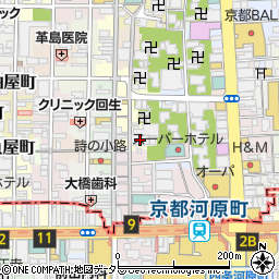 ヴィレッジヴァンガード　新京極店周辺の地図