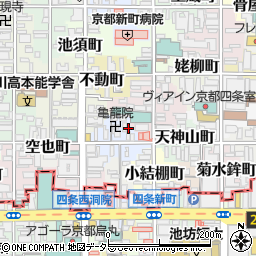 京都府京都市中京区西錦小路町263周辺の地図
