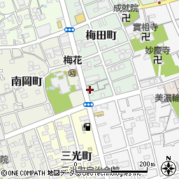 静岡県静岡市清水区梅田町9-17周辺の地図