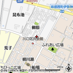 愛知県豊田市畝部西町柳原1-84周辺の地図