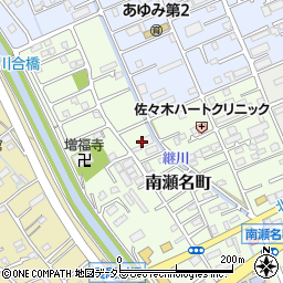 静岡県静岡市葵区南瀬名町15周辺の地図