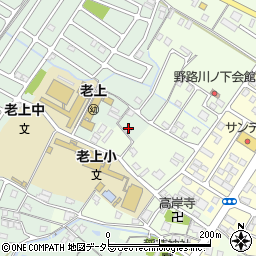 滋賀県草津市矢橋町1周辺の地図