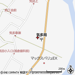静岡県浜松市天竜区春野町気田841周辺の地図