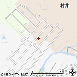 滋賀県蒲生郡日野町村井1988-45周辺の地図