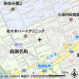 静岡県静岡市葵区南瀬名町25周辺の地図