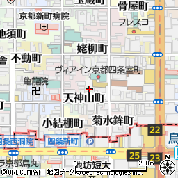 京都府京都市中京区天神山町283周辺の地図