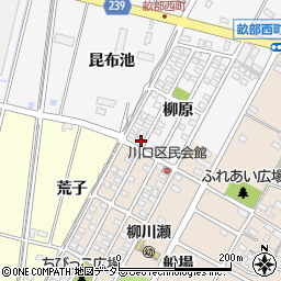 愛知県豊田市畝部西町柳原1-16周辺の地図