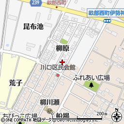 愛知県豊田市畝部西町柳原1-72周辺の地図