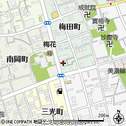 静岡県静岡市清水区梅田町9-19周辺の地図