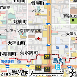 京都府京都市中京区山伏山町311周辺の地図