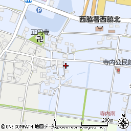 兵庫県西脇市寺内278周辺の地図