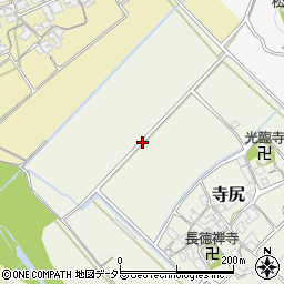 滋賀県日野町（蒲生郡）寺尻周辺の地図