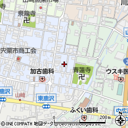 香山商店周辺の地図