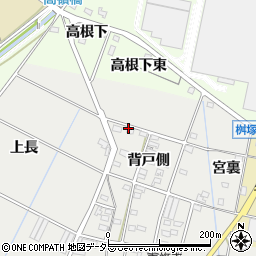 愛知県豊田市福受町周辺の地図