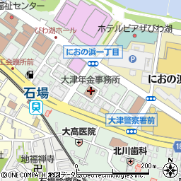 大津年金事務所周辺の地図