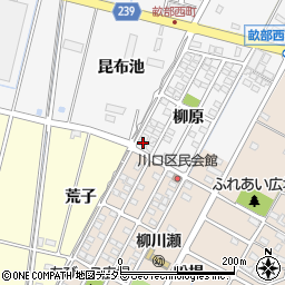 愛知県豊田市畝部西町柳原1-4周辺の地図