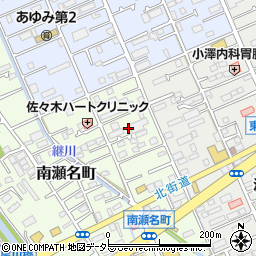 静岡県静岡市葵区南瀬名町25-9周辺の地図