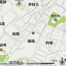 愛知県知立市八橋町踊場周辺の地図