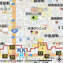 シェイクシャック 京都四条烏丸店周辺の地図
