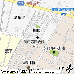 愛知県豊田市畝部西町柳原1-73周辺の地図