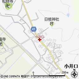 小井口周辺の地図